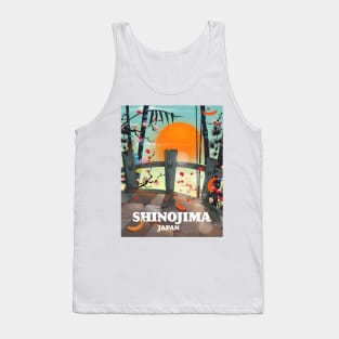 Shinojima Japan sunset Tank Top